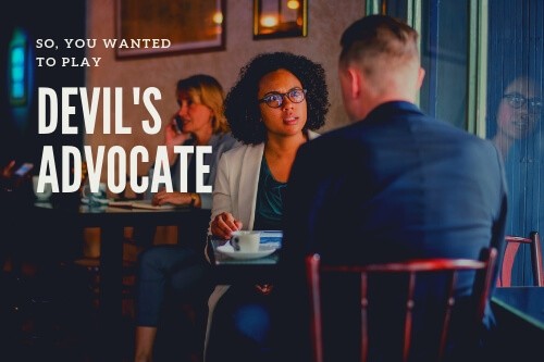 Idiom - To Play Devil's Advocate - Funky English