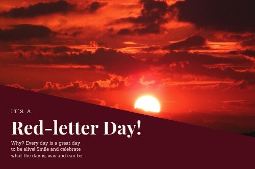 Red Letter Day の意味 使い方 Artisanenglish Jp ネイティブの英語
